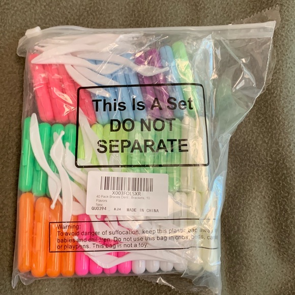 Other - New 40 pack dental wax for braces. 10 flavors.